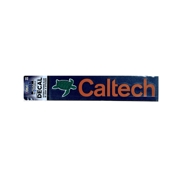 Caltech turtle decal